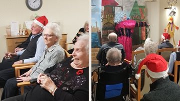Christmas pantomime delights Residents at Dunfermline care home